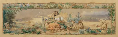 Jahreszeitenzyklus; Der Sommer av Adolf Schrödter