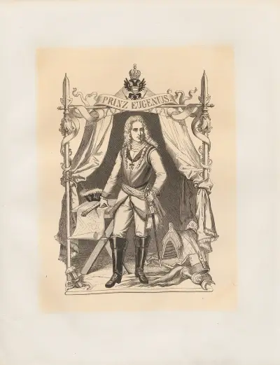 Prinz Eugenius av Adolf Schrödter