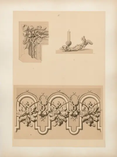 Studium malarstwa akwarelowego, plansza 03, Adolf Schrödter