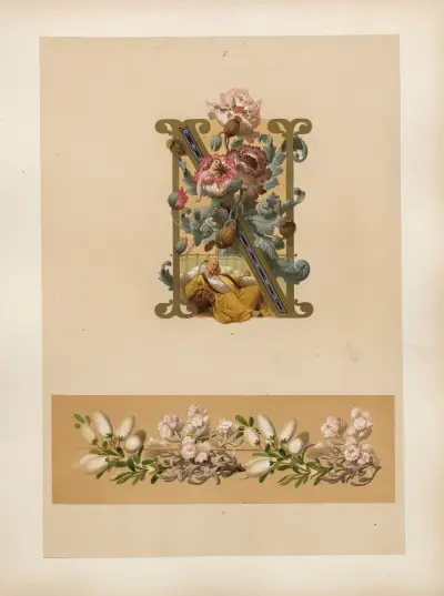 Studien zur Aquarell-Malerei Pl.04 av Adolf Schrödter