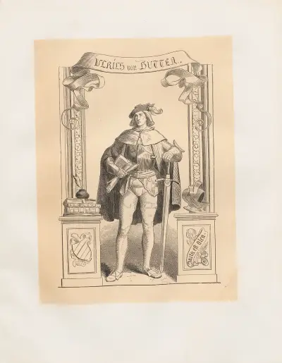 Ulrich von Hutten av Adolf Schrödter