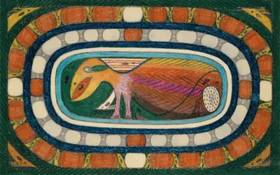 Die Delphine; Ein absolutt, ungefährlicher Riesen=Vogel av Adolf Wölfli