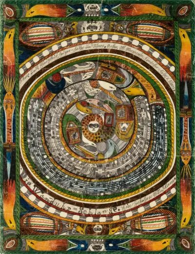 Die Wanduhr=Schlange. Ein Zohohrn Stund lang av Adolf Wölfli