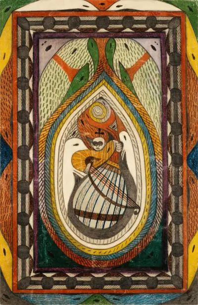 Musikant av Adolf Wölfli