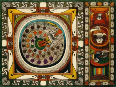 Netz=Schlange, vom Wili=Wald,=Skt. Adolf=Thurm,=Hoof=Ring,=Uhrwald, in Amerika av Adolf Wölfli