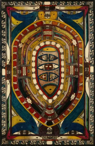 Noga=Ei; Ist Das allergrößte Dorf der gantzen Erde; Villerville av Adolf Wölfli