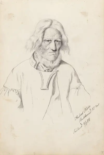 Andres Olson Bukkerud, Sauland av Adolph Tidemand