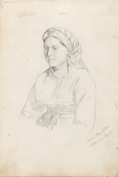 Anna Hansdatter, Heddal av Adolph Tidemand