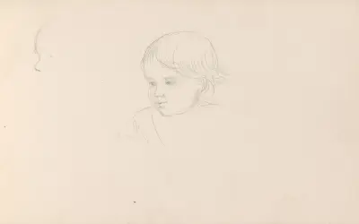 Barneportrett av Adolph Tidemand