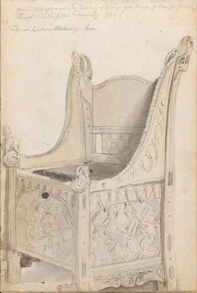 Blakerstolen av Adolph Tidemand