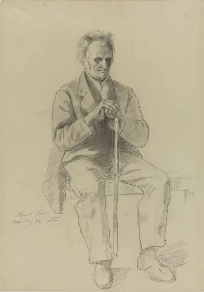 Blinde Lars av Adolph Tidemand