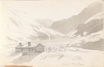 Bøvertun av Adolph Tidemand