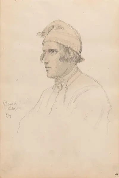 Daniel Pehrson av Adolph Tidemand