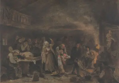 Etter tvekampen av Adolph Tidemand