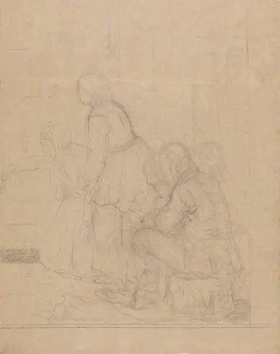Figurgruppe av Adolph Tidemand