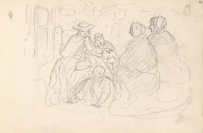Figurscene av Adolph Tidemand