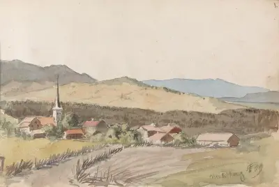 Fra Haugsbygd av Adolph Tidemand