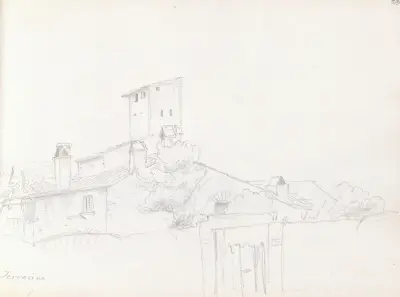 Fra Terracina av Adolph Tidemand