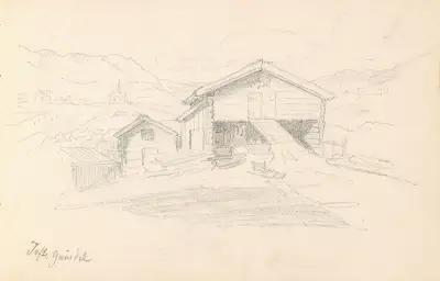 Fra Tofte, Gausdal av Adolph Tidemand