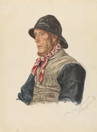 Hans Jørgen Johannesen, Nevlunghavn av Adolph Tidemand
