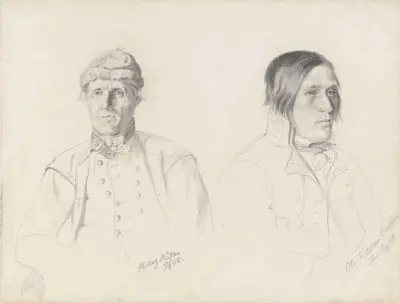 Helleg Rustan og Ole Kittelsen Baglien von Adolph Tidemand