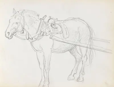 Horse av Adolph Tidemand