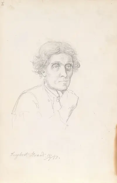 Ingebret Strand av Adolph Tidemand