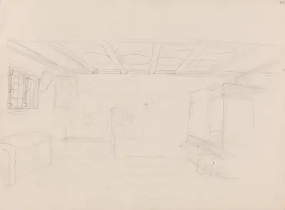 Interior av Adolph Tidemand