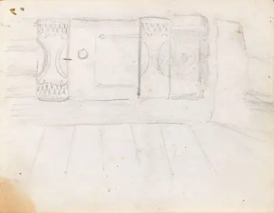 Interiør av Adolph Tidemand