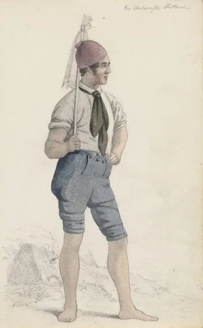 Italiensk fisker av Adolph Tidemand