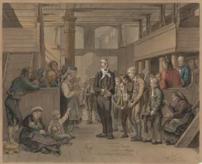 Katekisasjon av Adolph Tidemand