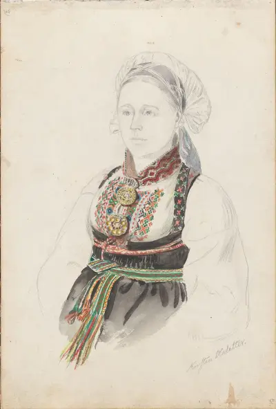 Kirsti Olsdotter, Heddal av Adolph Tidemand