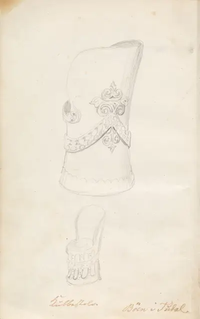 Kubbestoler, Bøen i Tuddal, Adolph Tidemand