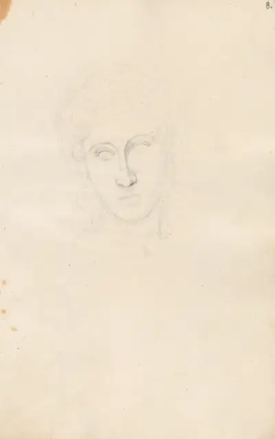 Kvinnehode av Adolph Tidemand