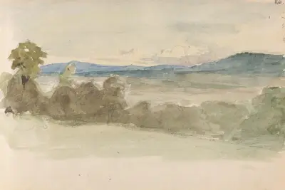 Landskap av Adolph Tidemand