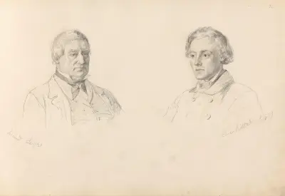 Lensmann Johannes Olausen Seielstad; Einar Seielstad av Adolph Tidemand