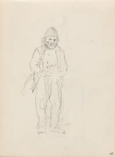 Mannsfigur av Adolph Tidemand