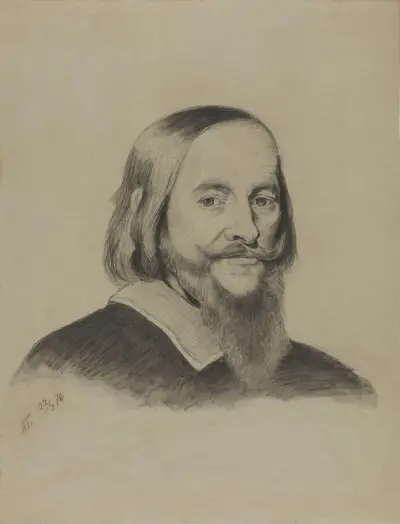 Mannsportrett av Adolph Tidemand