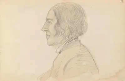 Mannsportrett av Adolph Tidemand
