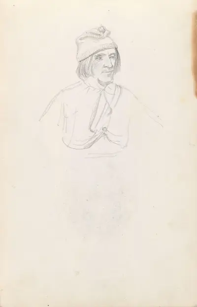 Mannsportrett av Adolph Tidemand