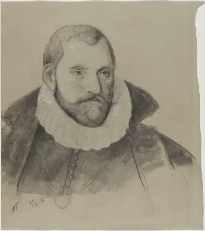 Mannsportrett av Adolph Tidemand