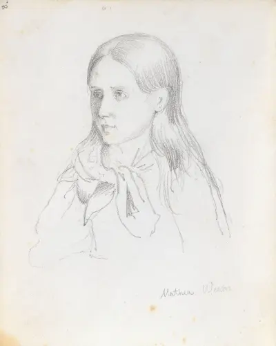 Mathea Weem av Adolph Tidemand