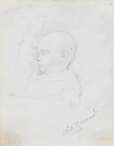Niels Tidemand, 14 mnd. av Adolph Tidemand