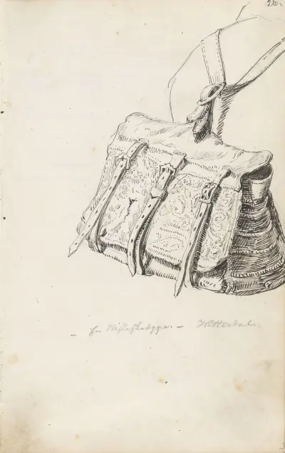 Nisteskreppe, Heddal av Adolph Tidemand