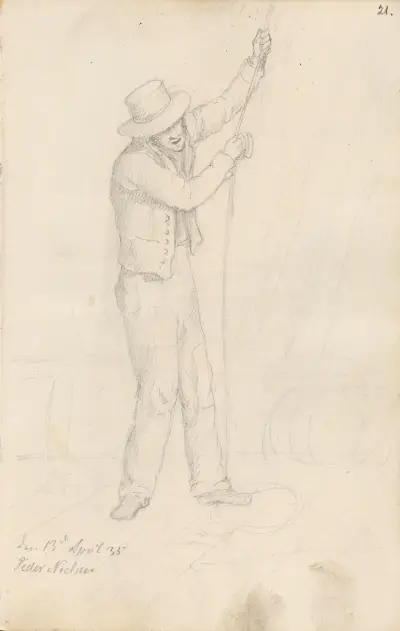 Peder Nielsen av Adolph Tidemand