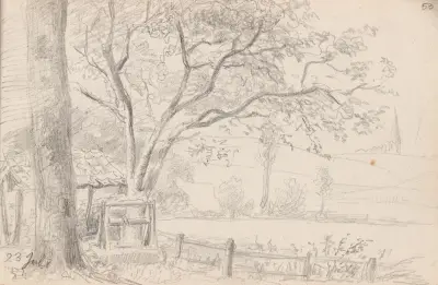 Prestegårdstjernet, Strand i Ryfylke av Adolph Tidemand