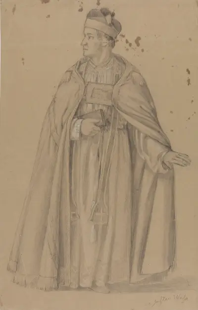 Priest av Adolph Tidemand