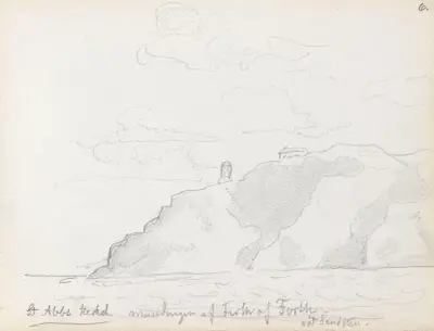St. Abb’s Head av Adolph Tidemand