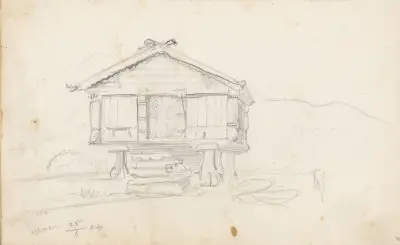 Stabbur, Moen av Adolph Tidemand