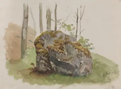 Stein, Vikøy av Adolph Tidemand